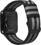 Shieranlee Compatible with Oppo watch 1 41mm strap,Soft Woven Nylon Replacement Band with Adjustable Closure