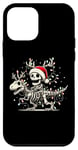 Coque pour iPhone 12 mini Skeleton Riding Dinosaur T rex Funny Kids Boys Christmas