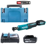 Makita DWR180 18V 1/4" & 3/8" Ratchet Wrench + 1 x 6.0Ah Battery, Charger & Case