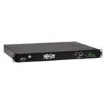 PDUMH20HVATNET 3.8kW Single-Phase Switched Automatic Transfer Switch PDU - Two 200-240V C20 Inlets - 8 C13 & 2 C19 Outputs - 1U - TAA - Switched - 1U - Horizontal - Metal - Black - 10 AC outlet(s)