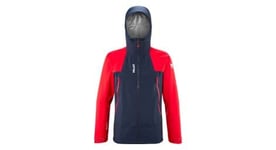 Veste impermeable millet k hybrid gore tex bleu rouge