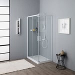 CABINE DE DOUCHE 70X100 CRISTAL 4 MM COULISSANTE DOUBLE FACE VENERE