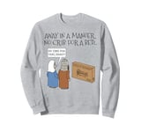 Away In A Manger, Christmas Nativity Church Carol Singing Sweatshirt