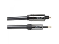 QED Performance Optical Toslink to Mini Toslink Graphite Cable 3.0m