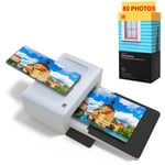 Kodak - Pack Imprimante PD460 + Cartouche et papier pour 80 photos - Photo Bluetooth & Docking - Format Carte Postale 10x15 cm - Neuf