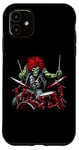 Coque pour iPhone 11 Kit de batterie Rock and Roll Band Rock On Drum du batteur Skeleton Guy