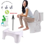 BATHROOM/TOILET SQUATTY STEP STOOL POTTY SQUAT AID FOR CONSTIPATION PILES RELIEF