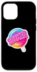 Coque pour iPhone 12/12 Pro Bonbons Funny Sucker Lolly Pop Lollypop Colorful Sweet Tooth