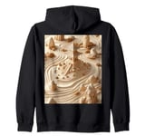 Tranquil Zen Garden Asian Art Zip Hoodie