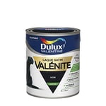 Dulux Valentine Peinture Laque Valénite Glycéro multisupport intérieur-extérieur – Grande résistance pour boiseries et ferronneries - aspect Satin Noir 2L