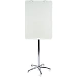 Bi-Office Business Mobile Easel Glass 75 (W) x 185 (H) cm White