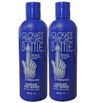 2 x Gloves In A Bottle Shielding Hand Lotion 240ml None Greasy Dry & Cracked