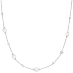 ANIA HAIE GOLD PEARL AND STAR STATION NECKLACE N065-09H