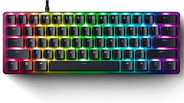 Razer Huntsman Mini (Red Switch) - 60% Compact Gaming Keyboard (Linear Optical-Mechanical Switches, Doubleshot PBT Keycaps, Detachable USB-C Cable) US Layout | Black