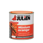 Julien Peinture Minium Orange - Primaire antirouille pour fer - Mat Orange 2,5L