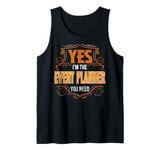 Retro Profession I'm The Event Planner Tank Top