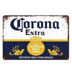 CORONA EXTRA Beer Vintage Metal Tin Plaque Sign Man Cave Pub Club A5 SIZE