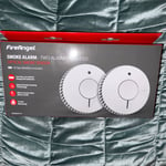 2 Pack FireAngel Optical Smoke Alarm FA6620-R-T2