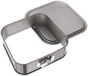 Judge JB51 Non-Stick Square 9" Cake Tin Springform, Dishwasher Safe 23cm x 23cm x 7cm - 5 Year Guarantee