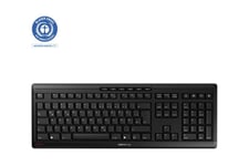 CHERRY STREAM KEYBOARD WIRELESS - tastatur - QWERTZ - tysk - sort Indgangsudstyr