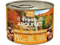 Arquivet Fresh Turkey Mini Meatballs - Våtfoder För Hundar - 200G