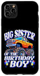 iPhone 11 Pro Max Big Sister of the Birthday Boy Monster Truck Birthday Party Case