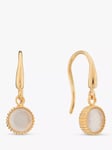 Auree Barcelona Birthstone Gold Vermeil Drop Earrings