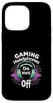 Coque pour iPhone 14 Pro Max Musique et jeux audio immersifs Bandes sonores Gaming Beats