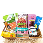 Vegan Gift Hamper Box Set Sweet Healthy Snack Savory Snacks Chocolate Basket