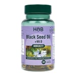 Holland & Barrett  Black seed Oil + Vitamin D Immunity | 60 Capsules | Exp 05/25