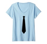 Womens Funny Tuxedo & Suit Costume Tie Youth & Adult V-Neck T-Shirt