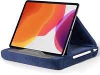 Support Tablette [Grand], Coussin de Support pour Tablette Compatible avec iPad Pro 11 10.5 9.7 10.2 Air Mini, Tablet, Kindle, E-Reader und Mehr 4-12.9"" Pouces - Marine Blau