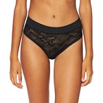 Sloggi Women's GO Allround Lace Midi Briefs, BLACK, One