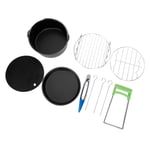 JY 7in Kitchen Electric Fryer Accessory Cake Pan Pizza Plate Silicone Pad Grill