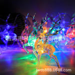 Hjortbelysningskedja Semesterljus Liten nattlampa LED Solar Sika Deer Julfest Dekorationsljus Color 1.5 m 10 lights (USB type)