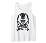 Chef Culinary Gangster Men Women Cook Skull Cooking Knife Tank Top