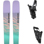 SALOMON Pack ski de randonnée Salomon Stance W 84 Blk/aruba Blue/patrician Purple 25 + Fixations Femme Vert / Violet Noir taille 159 2025