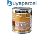 Ronseal 36855 Interior Varnish Quick Dry Matt Medium Oak 250ml RSLIVMMO250