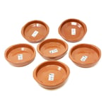 El Toro Glazed Terracotta Kitchen Dining Set of 12 Mixed Tapas Serving Dishes (Diam) 10-12cm