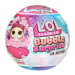 L.O.L. Surprise Bubble Surprise Lil Sisters - RANDOM ASSORTMENT - Collectable Doll, Accessories, Unboxing & Bubble Foam Reaction - Great for Kids Ages 4+