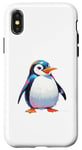 Coque pour iPhone X/XS Costume incroyable de pingouin pour les fans de l'Arctique