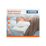 Status Machine Washable Double Electric Under Blanket 3 x Heat Settings 60W