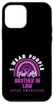 Coque pour iPhone 12 mini I Wear Purple For My Brother In Lupus Awareness