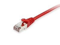 Equip CDL Micro Câble patch RJ45 Cat6A S/FTP (S-STP) PIMF 0,5 m Rouge