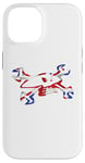 Coque pour iPhone 14 Guy Moto Martin Union Jack Logo