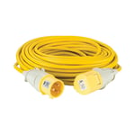 Defender E85262 Extension Lead Yellow 4mm2 32A 25m 110V