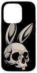 iPhone 14 Pro Bunny Skull Cross Bone Crossbones Jolly Roger Bad Rabbit Case