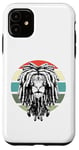 iPhone 11 Lion dreadlock mane majestic animal creative powerful strong Case