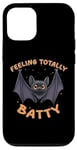 Coque pour iPhone 12/12 Pro Se sentir totalement Batty - Jeu de mots drôle de