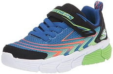 Skechers Garçon Vector-matrix Voltonik Basket, Bleu Multi Textile Bordure Noire, 29 EU